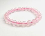 Solace Rose Quartz Natural Stone Bracelet - Image 4