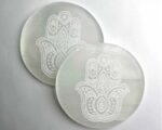 Hamsa Selenite Plate - Image 3