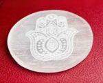 Hamsa Selenite Plate - Image 4
